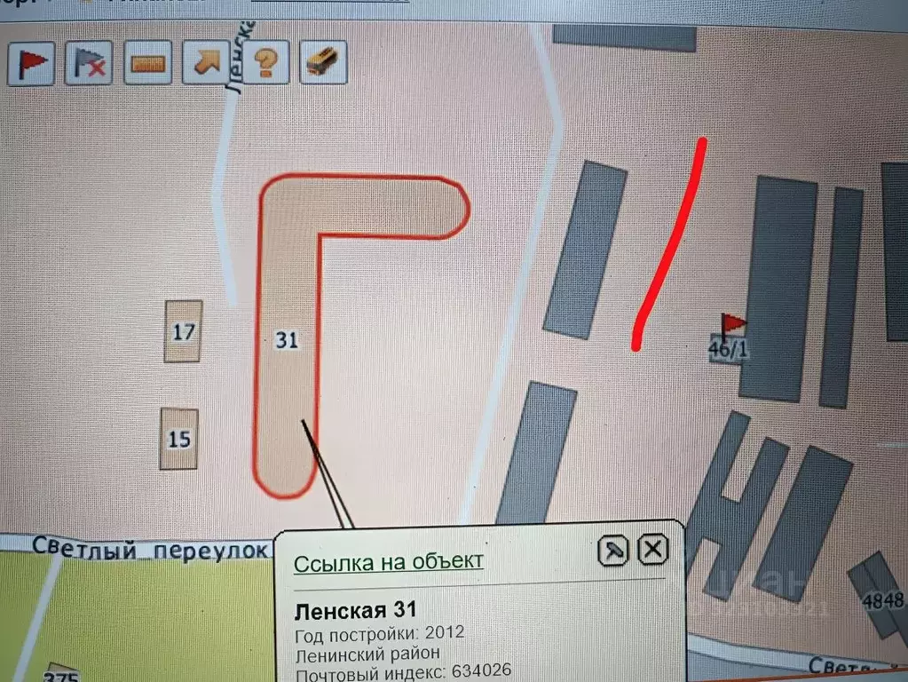 Студия Томская область, Томск Черемошники мкр, пер. Светлый, 46/1 ... - Фото 1