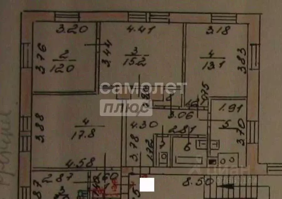 3-к кв. Липецкая область, Липецк 9 Мая ул., 2 (60.3 м) - Фото 2