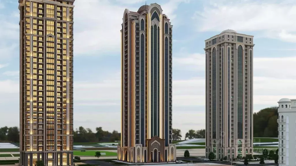 1-к кв. Чеченская республика, Грозный просп. В.В. Путина, 9 (42.5 м) - Фото 0