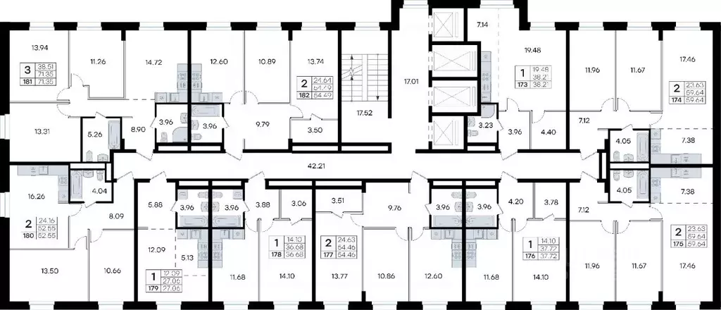 2-к кв. Приморский край, Владивосток ул. Тухачевского, 80 (52.55 м) - Фото 1