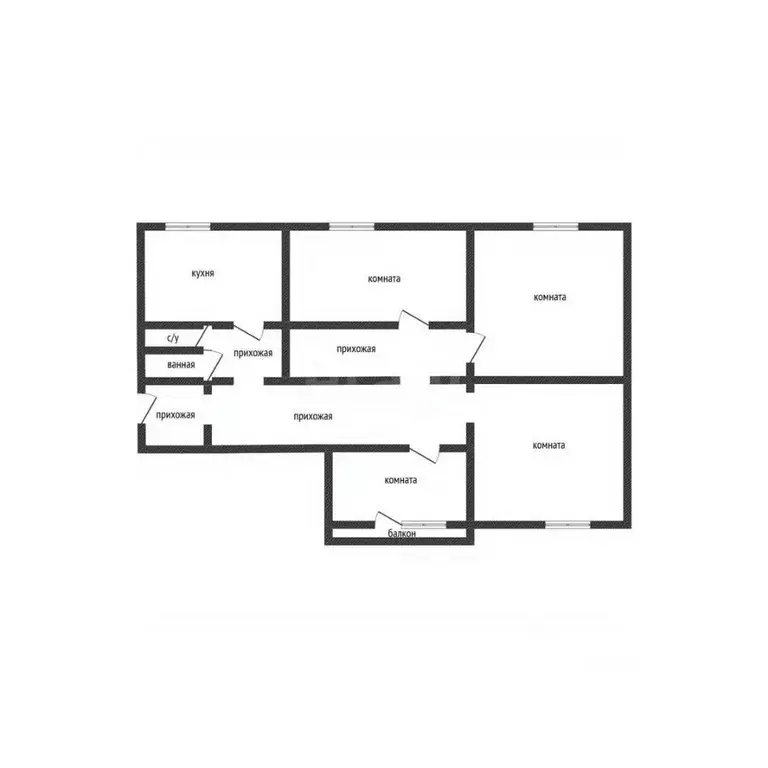 4-к кв. Белгородская область, Строитель Яковлевский городской округ, ... - Фото 2