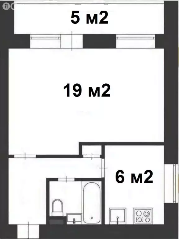 1-комнатная квартира: Санкт-Петербург, улица Беринга, 26к2 (33 м) - Фото 0