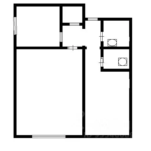 2-к кв. Новосибирская область, Новосибирск ул. Николая Сотникова, 12 ... - Фото 2