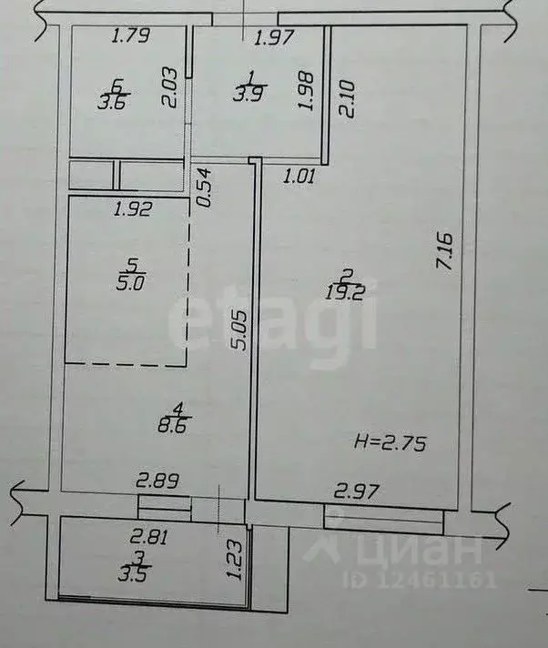 1-к кв. Краснодарский край, Анапа ул. Омелькова, 93 (43.8 м) - Фото 1