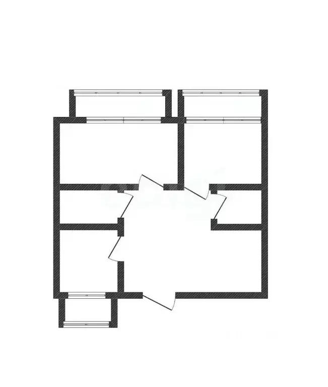 3-к кв. Курская область, Курск ул. Чернышевского, 68А (108.0 м) - Фото 2