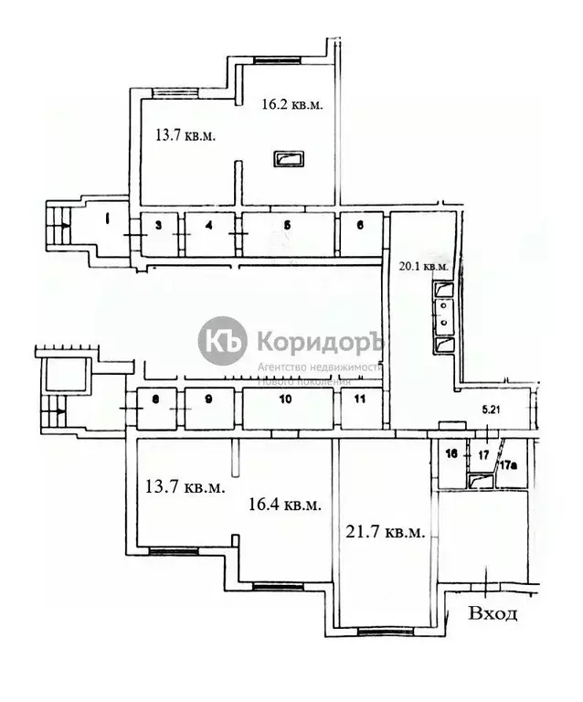 Офис в Москва ул. Герасима Курина, 18 (126 м) - Фото 2