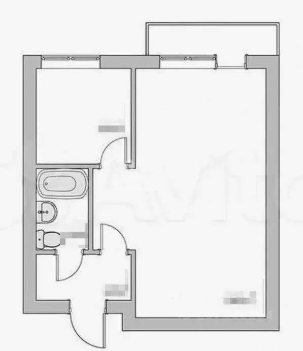 1-к кв. Липецкая область, Липецк ул. Космонавтов, 19 (31.0 м) - Фото 2