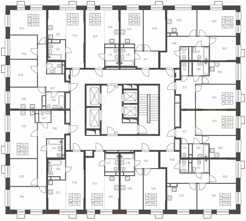 Квартира-студия, 30,4 м, 13/25 эт. - Фото 1