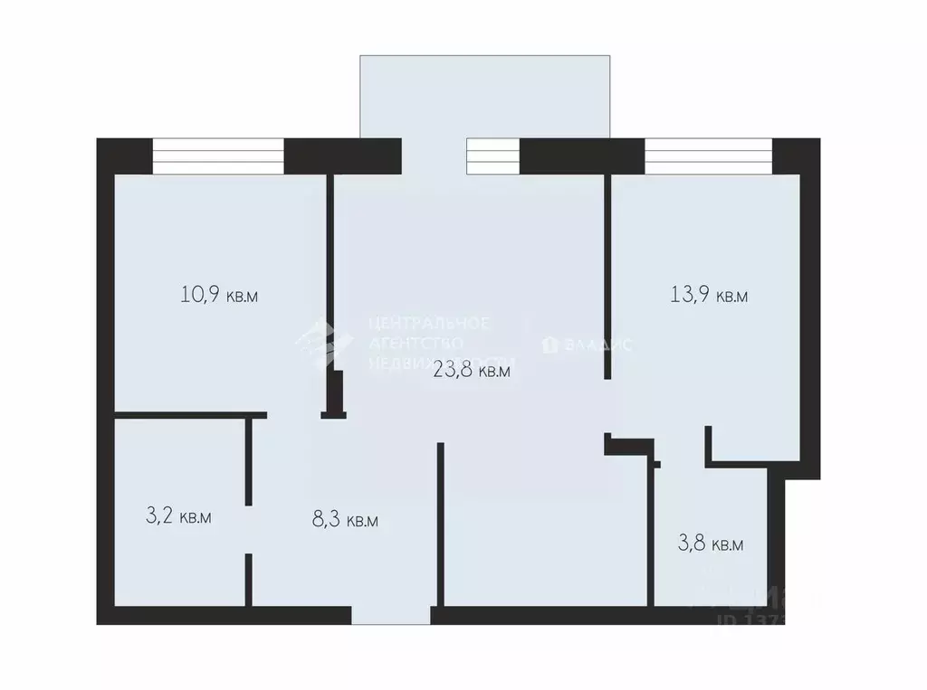2-к кв. Рязанская область, Рязань Быстрецкая ул., 10к1 (69.7 м) - Фото 2