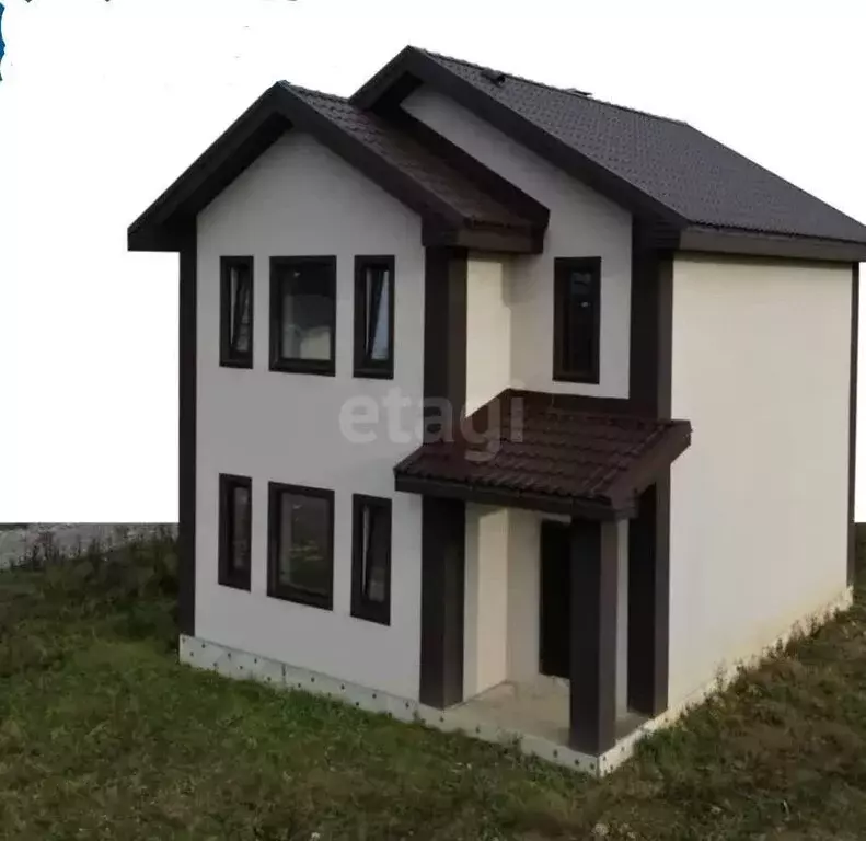 Дом в Калуга, микрорайон Ромодановские Дворики, Каштановая улица (110 ... - Фото 1