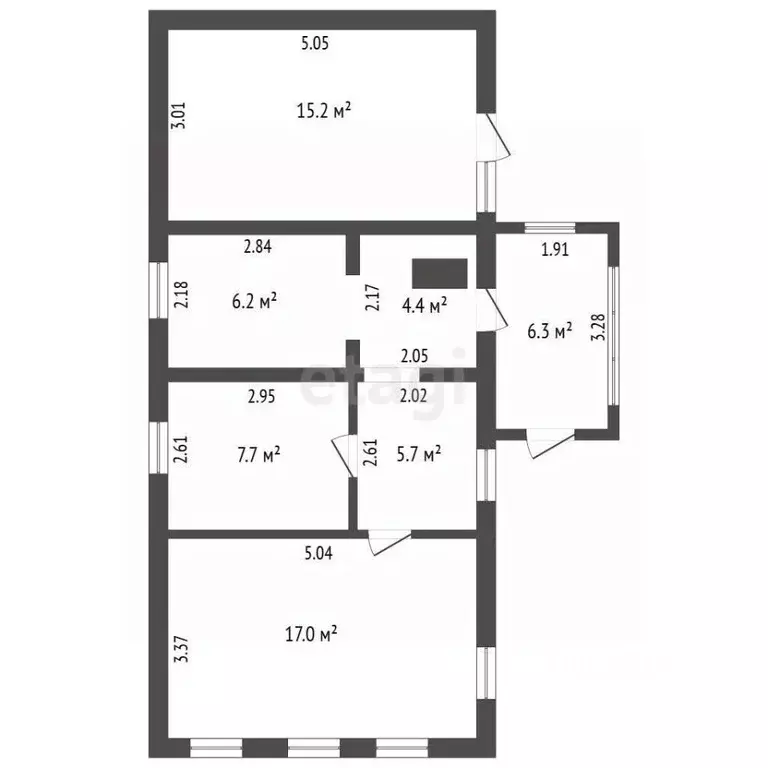 Дом в Омская область, Омск Порт-Артур мкр, ул. 2-я Красной Звезды, 105 ... - Фото 2
