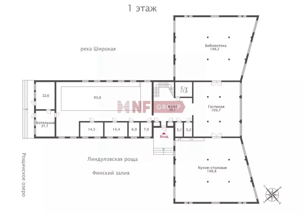 Коттедж в Ленинградская область, Выборгский район, Рощино пгт ул. ... - Фото 2
