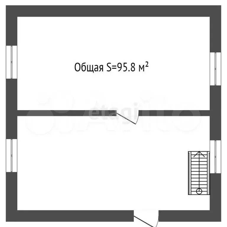 Дом 95,8 м на участке 10 сот. - Фото 0