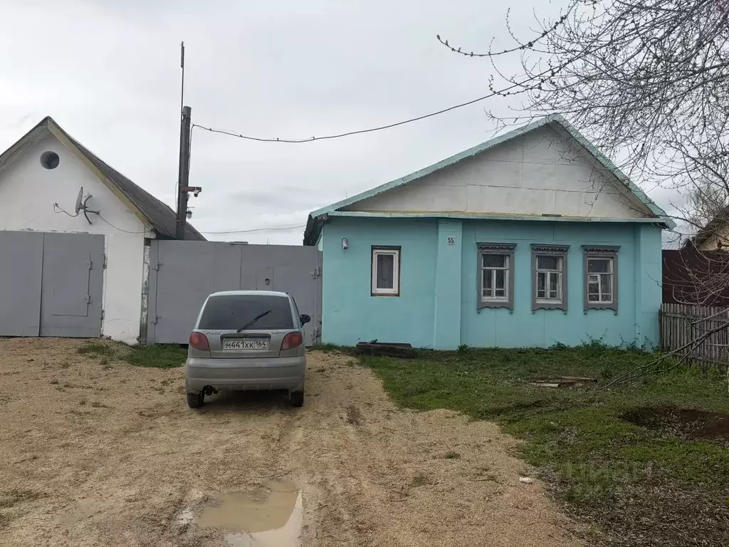 Дом в Саратовская область, Хвалынский район, Алексеевское ... - Фото 1
