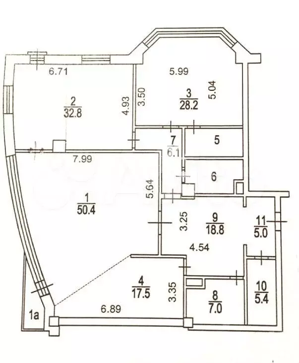 4-к. квартира, 181,5 м, 2/8 эт. - Фото 0