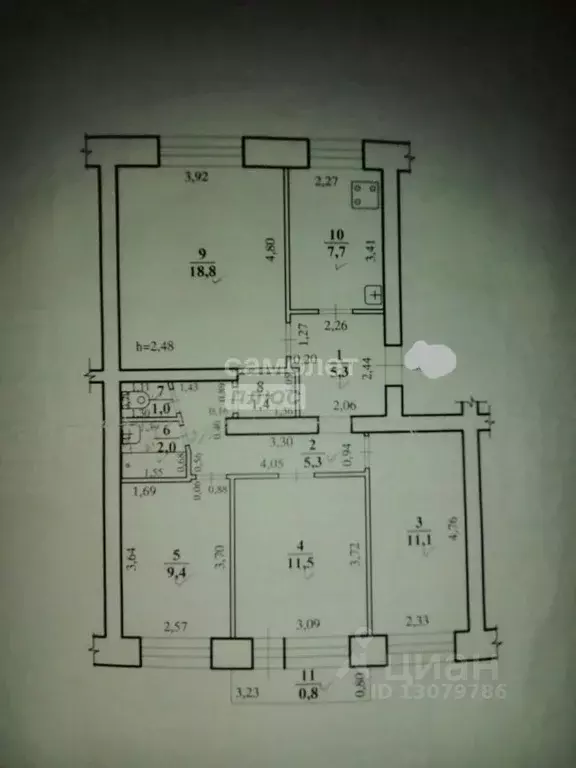4-к кв. Забайкальский край, Чита Петровско-Заводская ул., 48 (74.3 м) - Фото 2