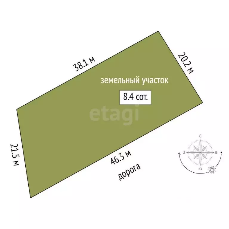 Участок в Тюменская область, Тюменский муниципальный округ, д. ... - Фото 2