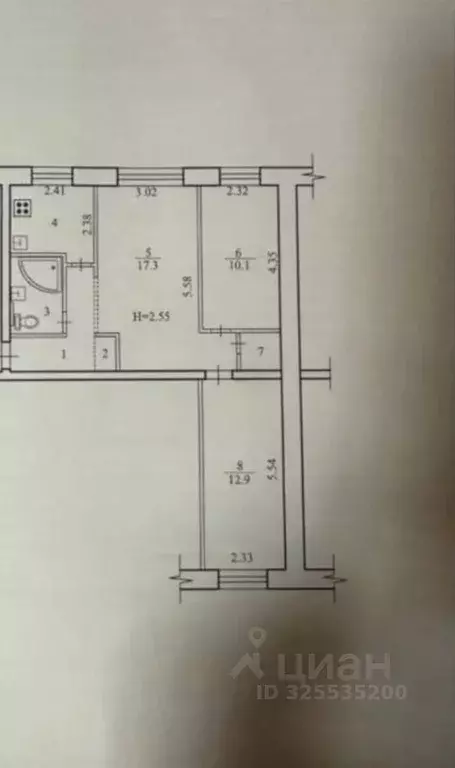 3-к кв. Волгоградская область, Волгоград просп. Имени В.И. Ленина, ... - Фото 1