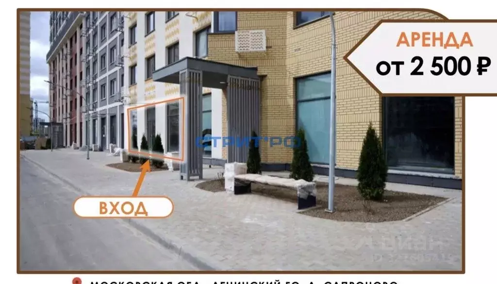 Торговая площадь в Московская область, Ленинский городской округ, д. ... - Фото 1