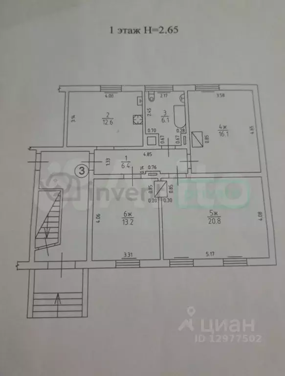 3-к кв. Калининградская область, Гурьевский муниципальный округ, пос. ... - Фото 1