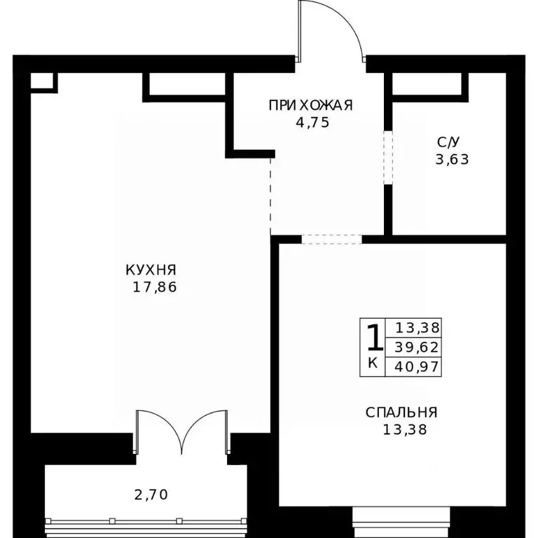 1-к кв. Нижегородская область, Нижний Новгород Ленгородок мкр, Мед ... - Фото 1