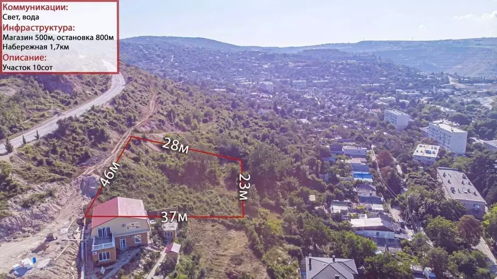 Участок в Севастополь, Севастополь, Балаклава г. ул. Василия Жукова ... - Фото 0