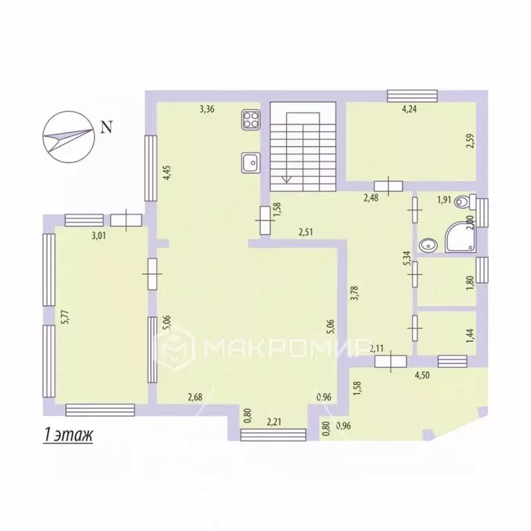 Коттедж в Ленинградская область, Выборгский район, Рощино пгт ул. ... - Фото 2