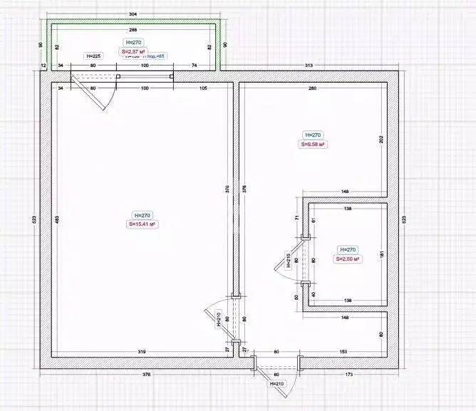 1-к кв. Омская область, Омск ул. Труда, 9а (30.0 м) - Фото 2