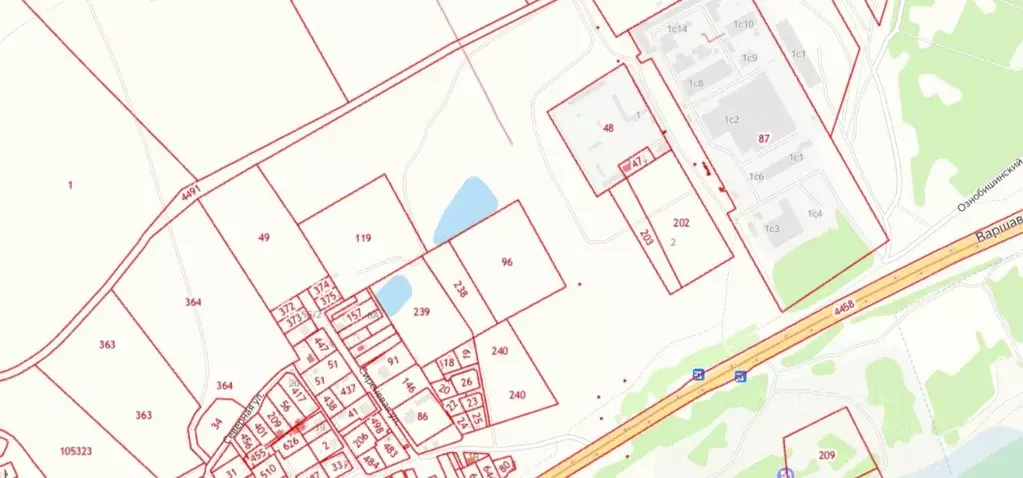 Участок в Москва с. Ознобишино, ул. Сиреневая (42.0 сот.) - Фото 1