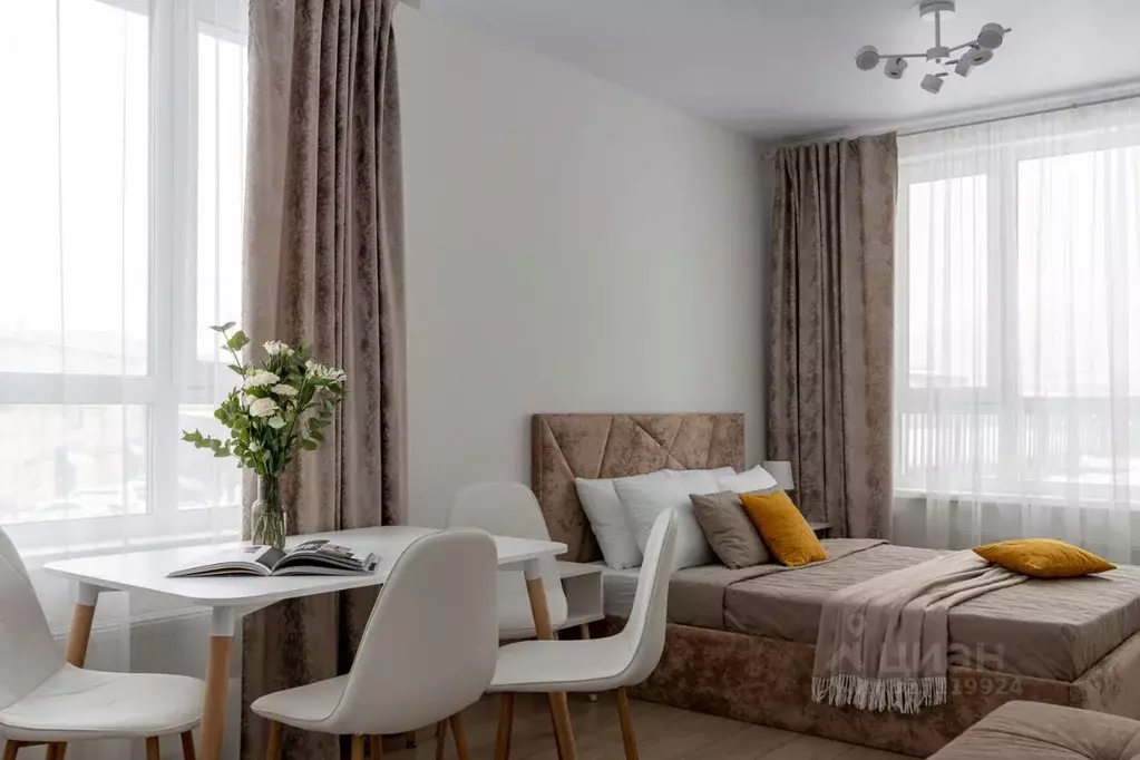 Студия Санкт-Петербург ул. Шкапина, 15 (28.0 м) - Фото 1