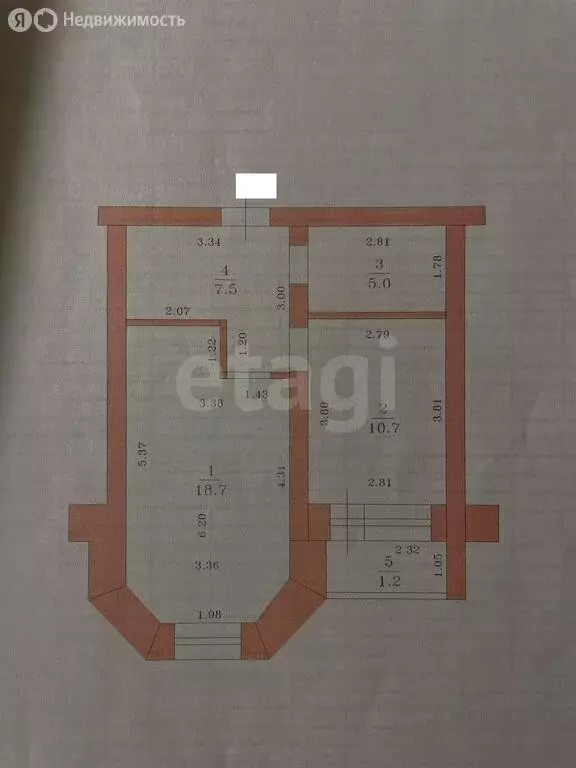 1-комнатная квартира: Казань, улица Космонавтов, 6А (42 м) - Фото 0