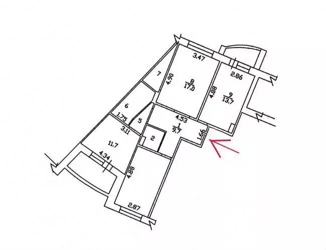 3-к кв. Владимирская область, Владимир ул. Фатьянова, 20 (79.0 м) - Фото 0