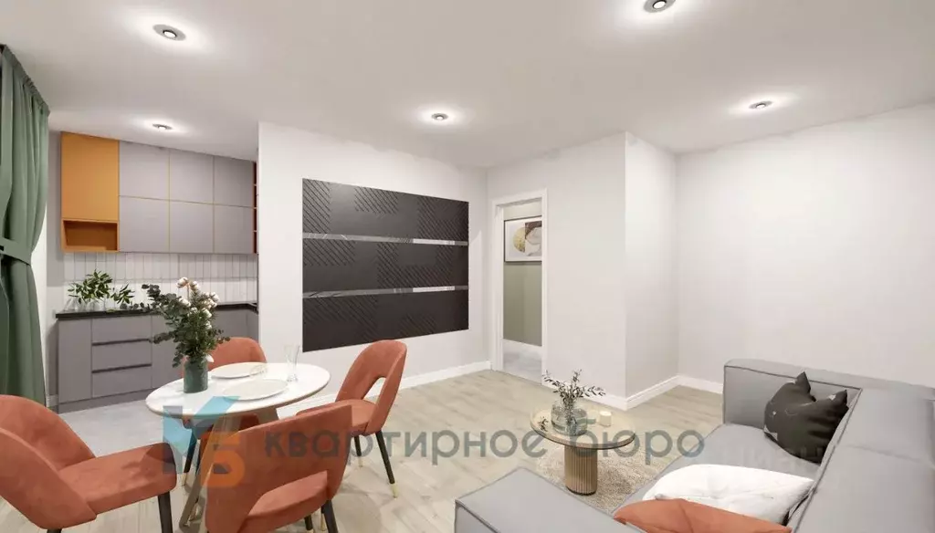 2-к кв. Омская область, Омск ул. 27-я Северная, 1А (45.5 м) - Фото 2