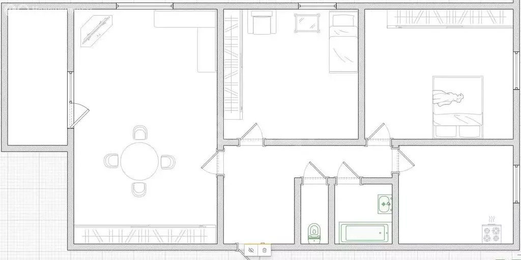 3-комнатная квартира: Тула, улица Металлургов, 43Б (60.7 м) - Фото 1