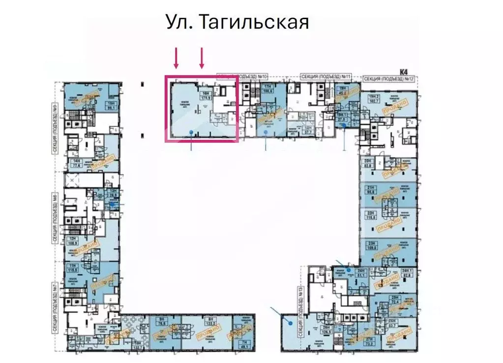 Помещение свободного назначения в Москва Тагильская ул., 2к1 (176 м) - Фото 2