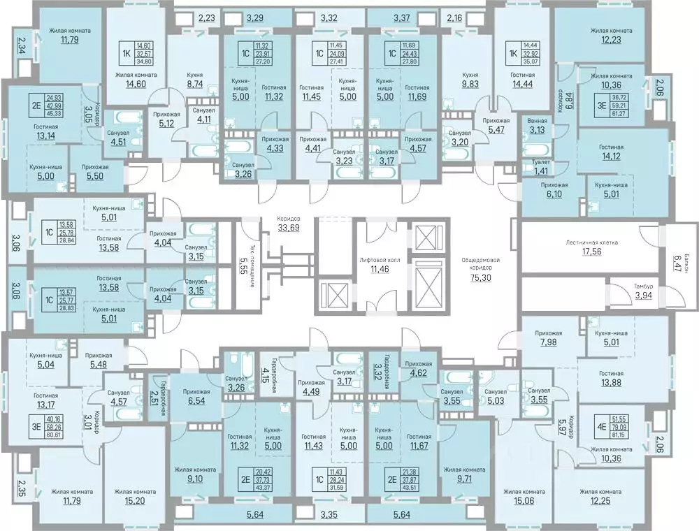 Студия Пермский край, д. Кондратово ул. Водопроводная, 6/4 (28.84 м) - Фото 2