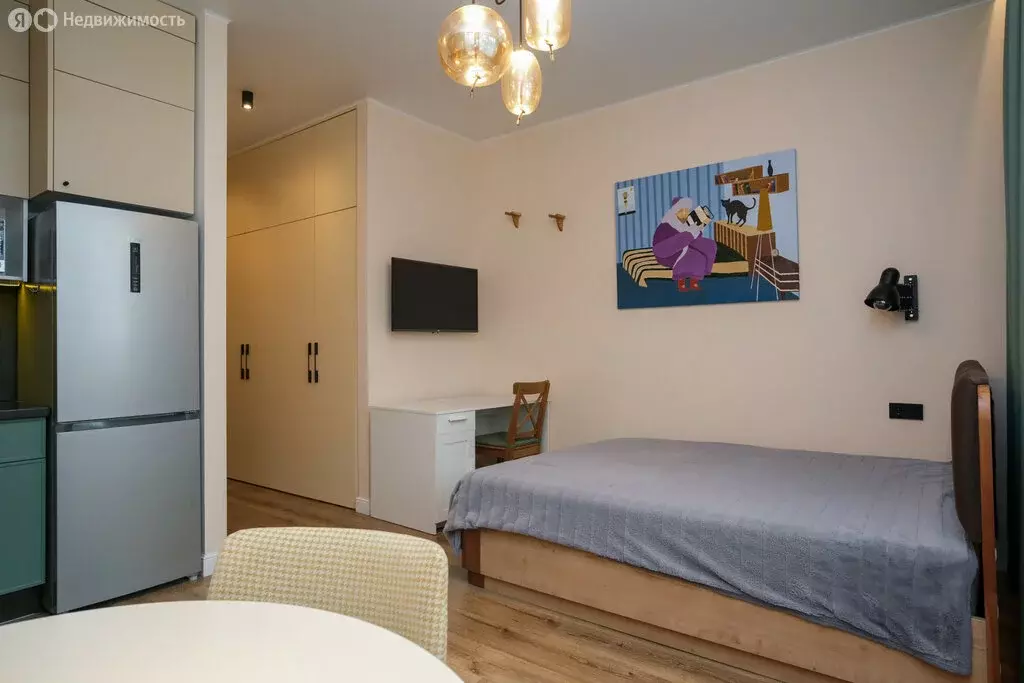 Квартира-студия: Казань, улица Комиссара Габишева, 18А (27.4 м) - Фото 1