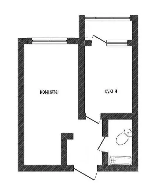 1-к кв. Краснодарский край, Краснодар Имени Петра Метальникова мкр, ... - Фото 2