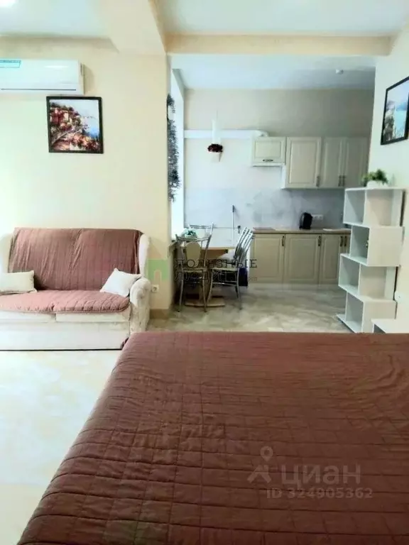 Студия Крым, Алушта муниципальный округ, Партенит пгт ул. Прибрежная, ... - Фото 2