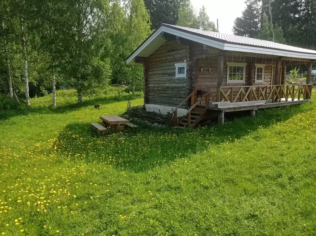 Дом в Карелия, Пряжинский район, Ведлозерское с/пос, д. Мандера 16 (36 ... - Фото 1