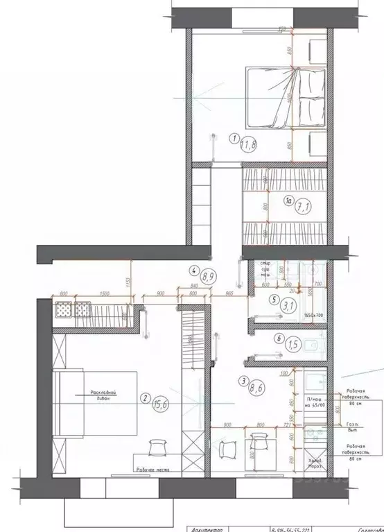 2-к кв. Москва Болотниковская ул., 1К3 (57.0 м) - Фото 2