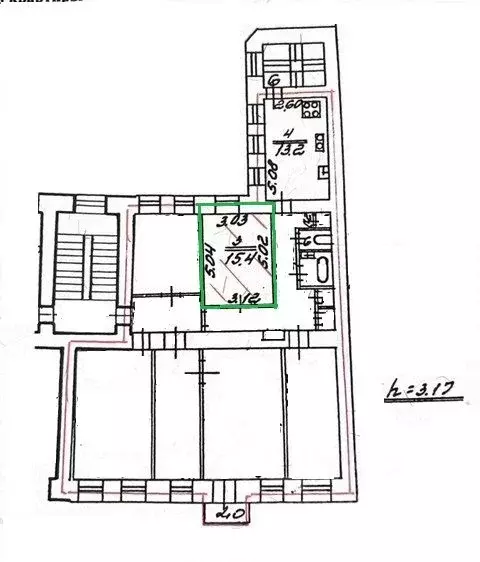 Комната Санкт-Петербург Лермонтовский просп., 23 (15.4 м) - Фото 1