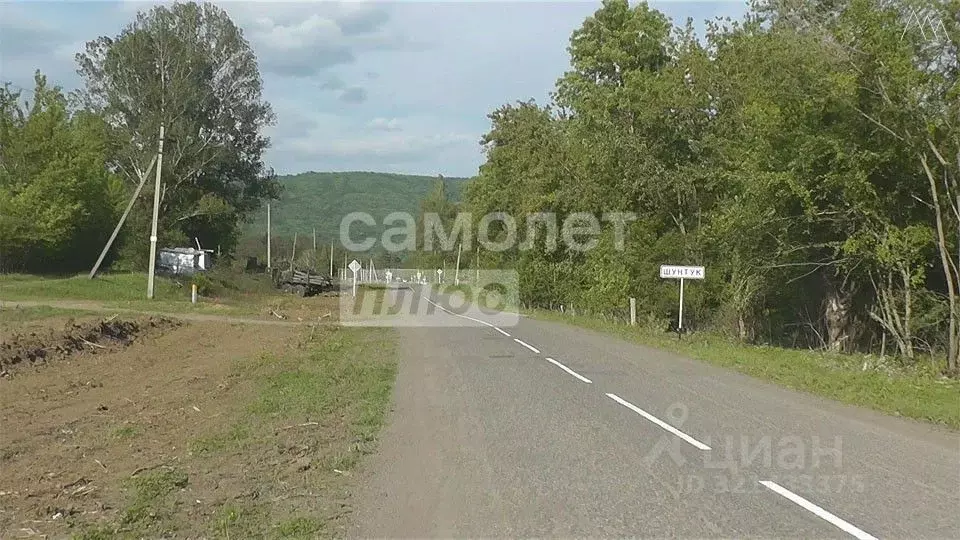 Участок в Адыгея, Майкопский район, Тимирязевское с/пос, Шунтук хут. ... - Фото 2