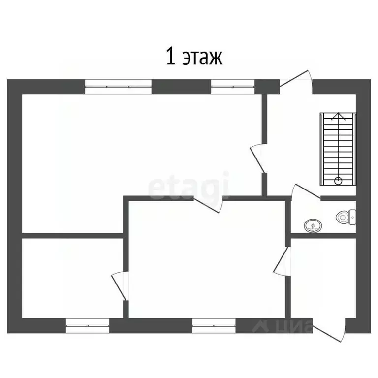 Дом в Пермский край, Чернушка ул. Урицкого, 36 (110 м) - Фото 1
