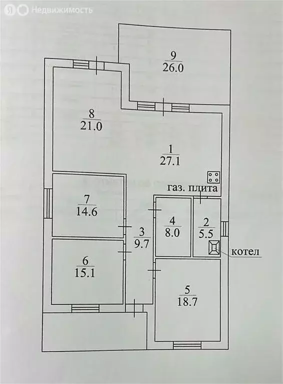 Дом в муниципальное образование Саратов, село Усть-Курдюм (119.7 м) - Фото 1