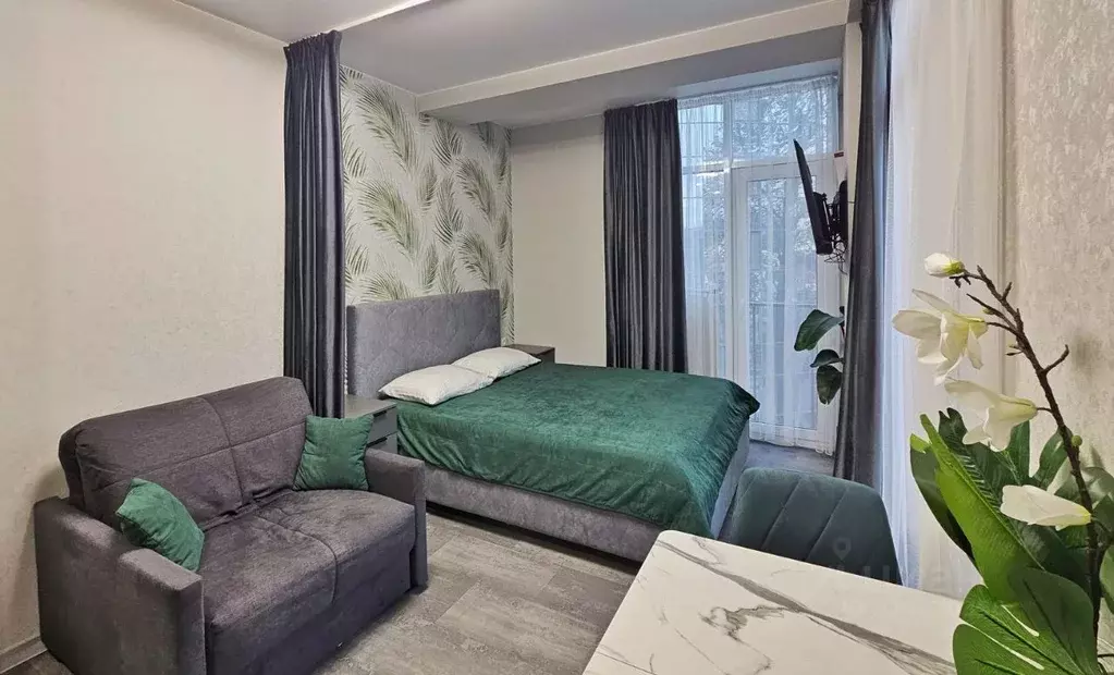 Студия Краснодарский край, Сочи Новый Сочи мкр, ул. Пирогова, 26Б/1 ... - Фото 1