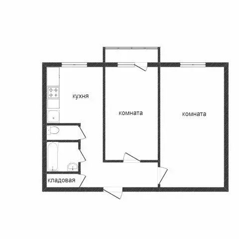 2-комнатная квартира: Пенза, улица Терешковой, 10 (54 м) - Фото 0