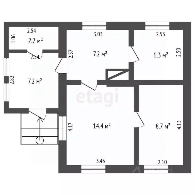 Дом в Крым, Ленинский район, с. Новониколаевка ул. Октябрьская, 53 (47 ... - Фото 2