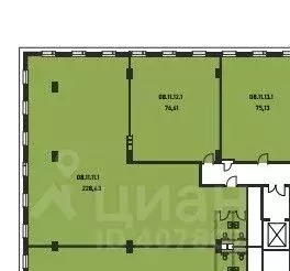 Офис в Москва Полесский проезд, 16 (228 м) - Фото 2