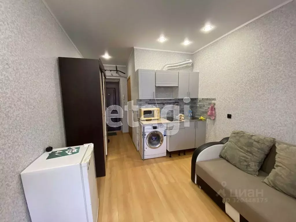 Студия Тюменская область, Тюмень ул. Бабарынка, 65 (16.0 м) - Фото 0